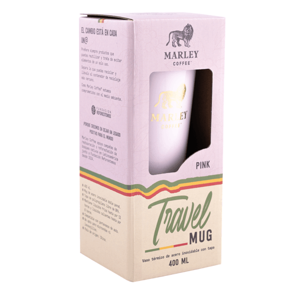 Travel Mug Rosa 400 ml - Imagen 4
