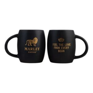 Set 2 Mini Marley Mugs Espresso Negro