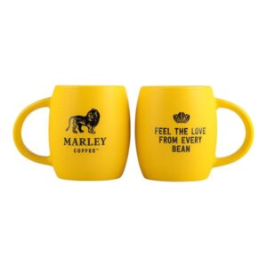Set 2 Mini Marley Mugs Espresso Amarillo